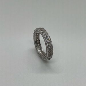 Sterling Silver All Over Band/ Size 9